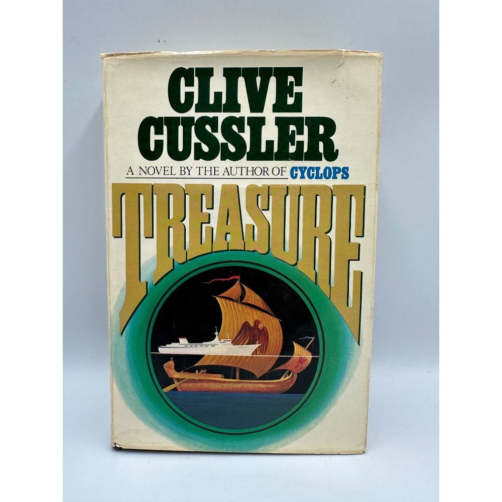 Treasure Clive Cussler 1988 Hardcover Adventure Fiction Condition - Good